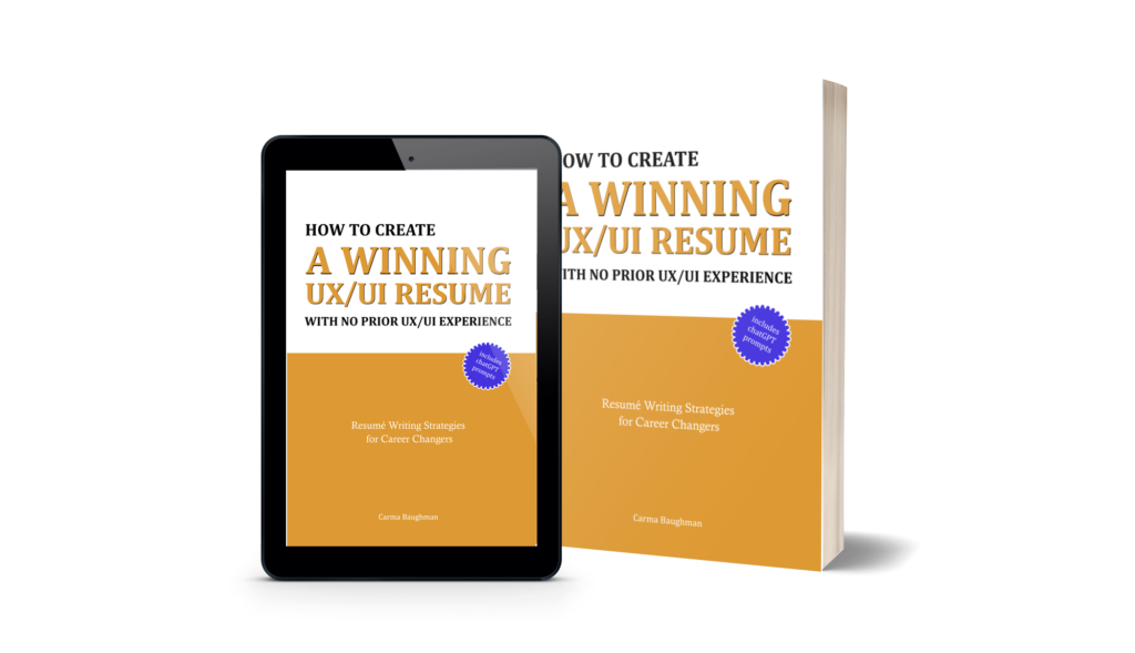Winning Resume book as Kindle and paperback