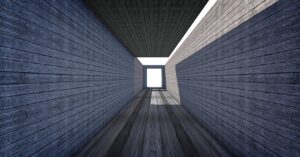 Showing perspective of a building indicating focus